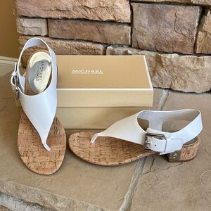 Michael Kors London Thong Leather Sandal